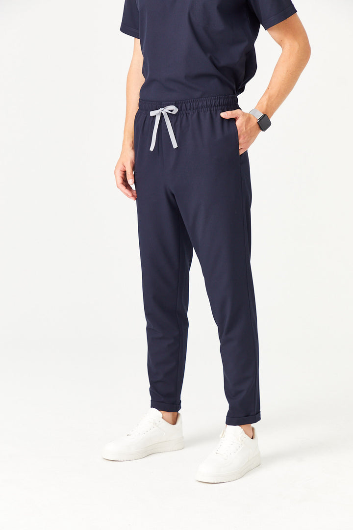 03 Erkek Duble Paça Scrub Alt - Lacivert