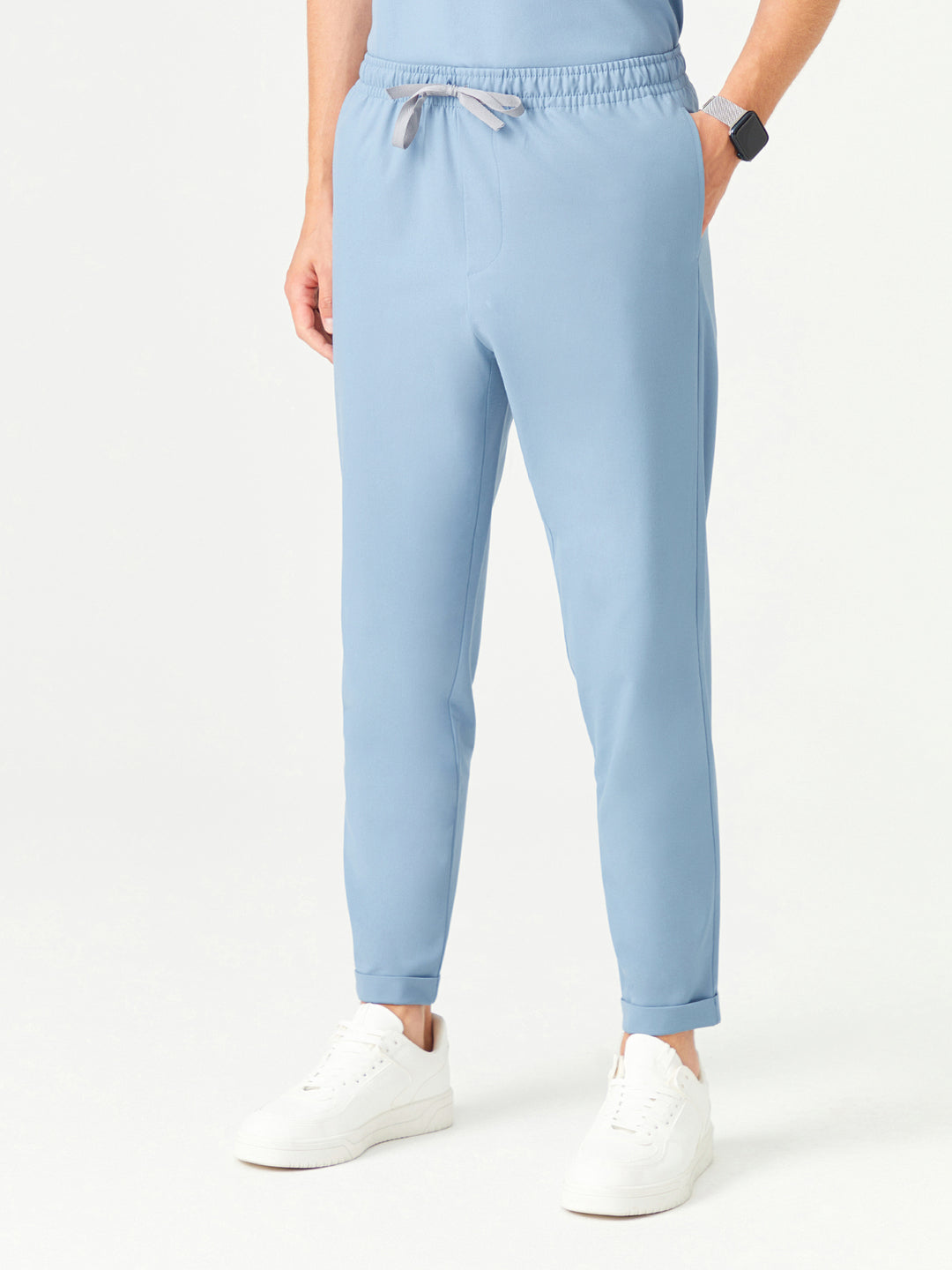 03 Erkek Duble Paça Scrub Alt - Kozmik Mavi