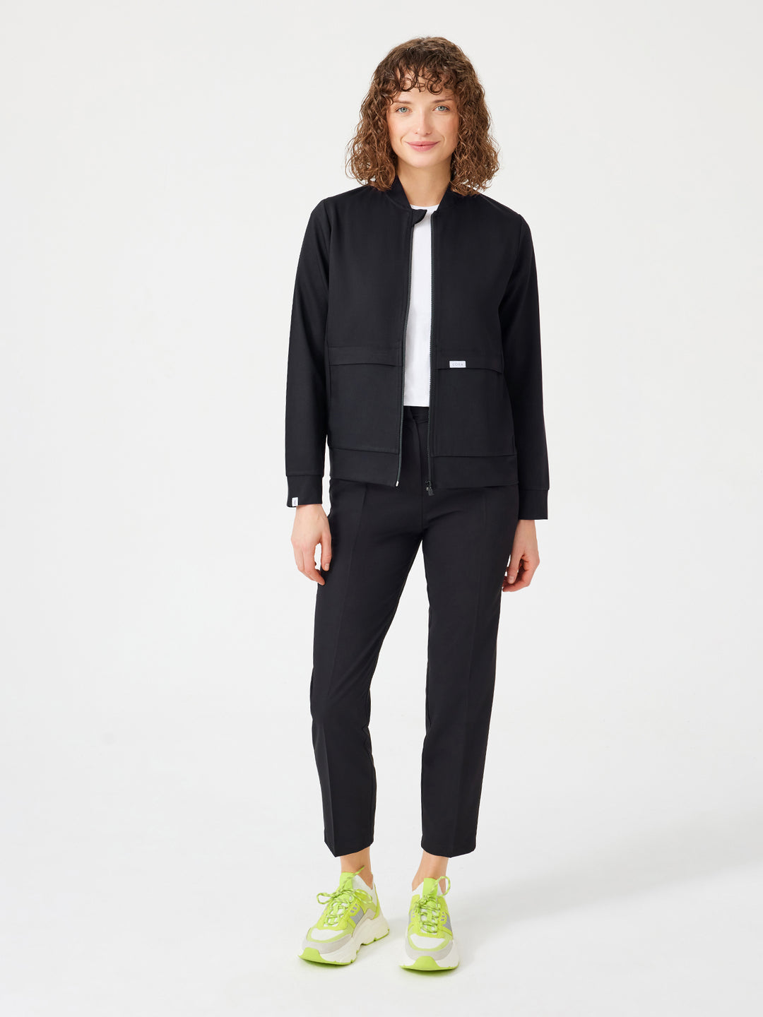 Cosa Bomber Scrub Ceket  ® Kadın - Siyah