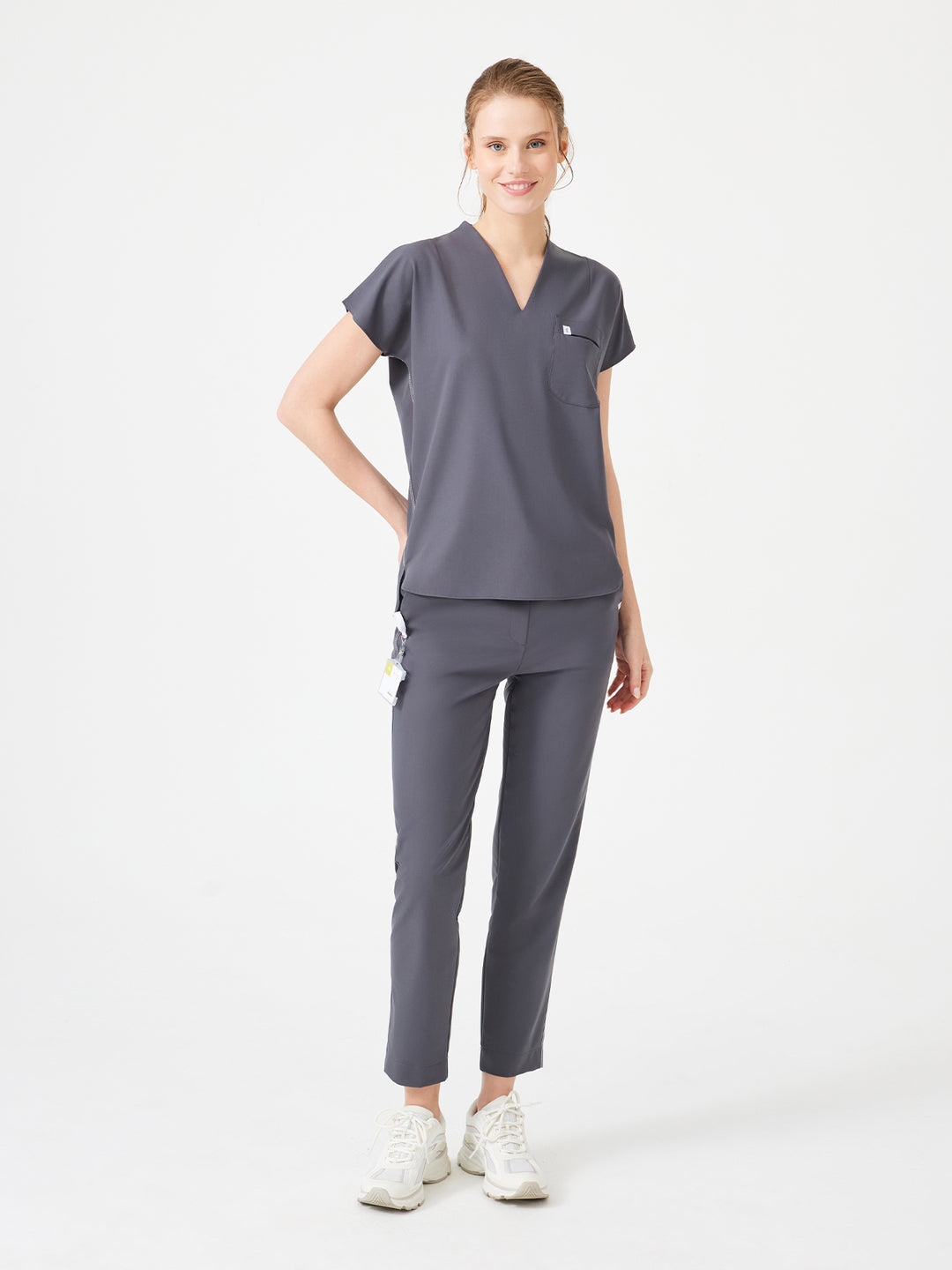 Cosa Fortius® Kadın Kontrast Dikişli Pantolon - Antrasit