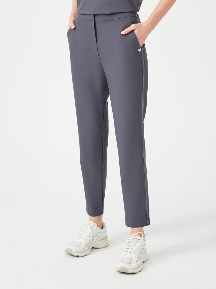 Cosa Fortius® Kadın Kontrast Dikişli Pantolon - Antrasit