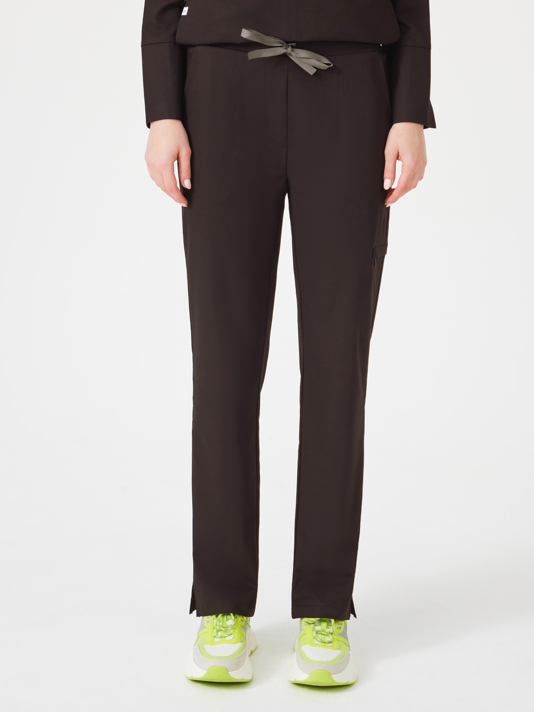 Cosa Citius® Kadın Straight Fit Pantolon- Kahverengi