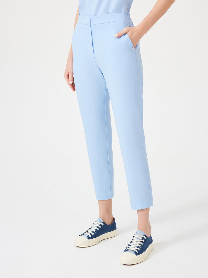 Cosa Fortius® Kadın Kontrast Dikişli Pantolon - Buz Mavi