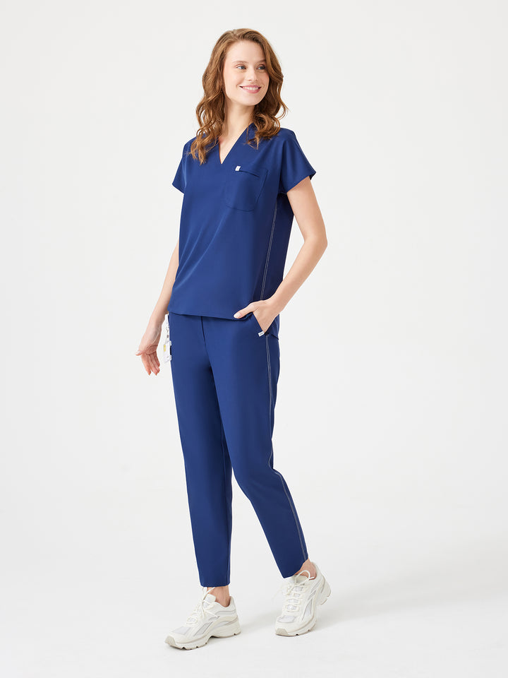 Cosa Fortius® Kadın Kontrast Dikişli Pantolon - Açık Lacivert