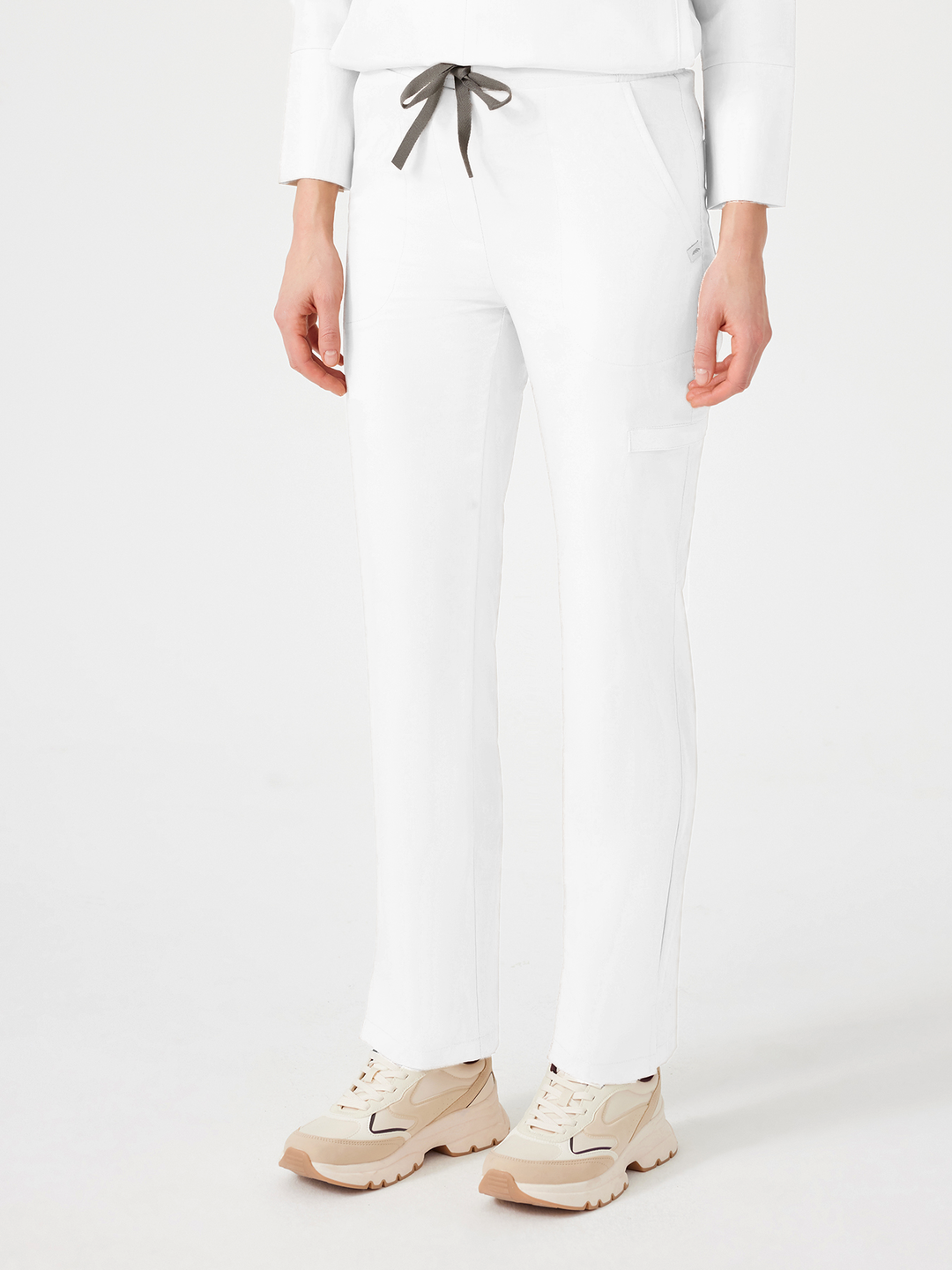 Cosa Citius® Kadın Straight Fit Pantolon - Beyaz