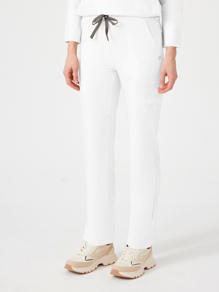 Cosa Citius® Kadın Straight Fit Pantolon - Beyaz