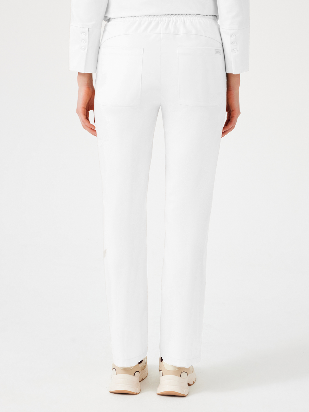 Cosa Citius® Kadın Straight Fit Pantolon - Beyaz