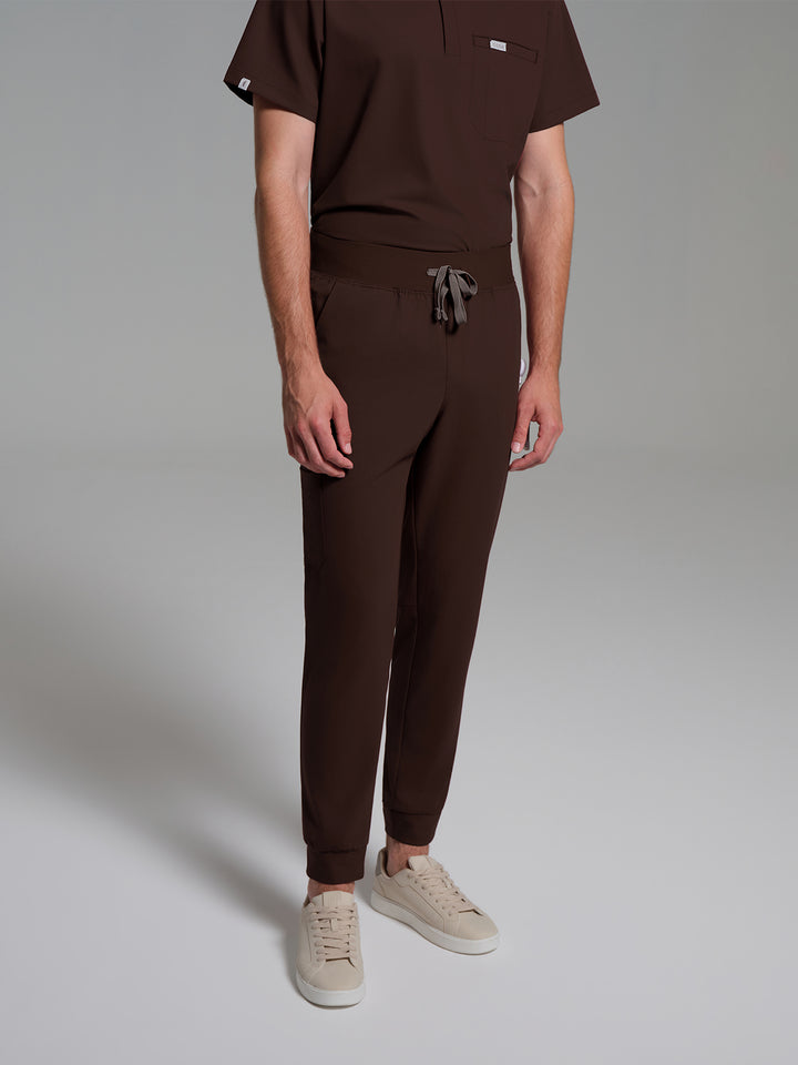 Cosa Etna®  Erkek Ribana Paça Pantolon - Kahverengi