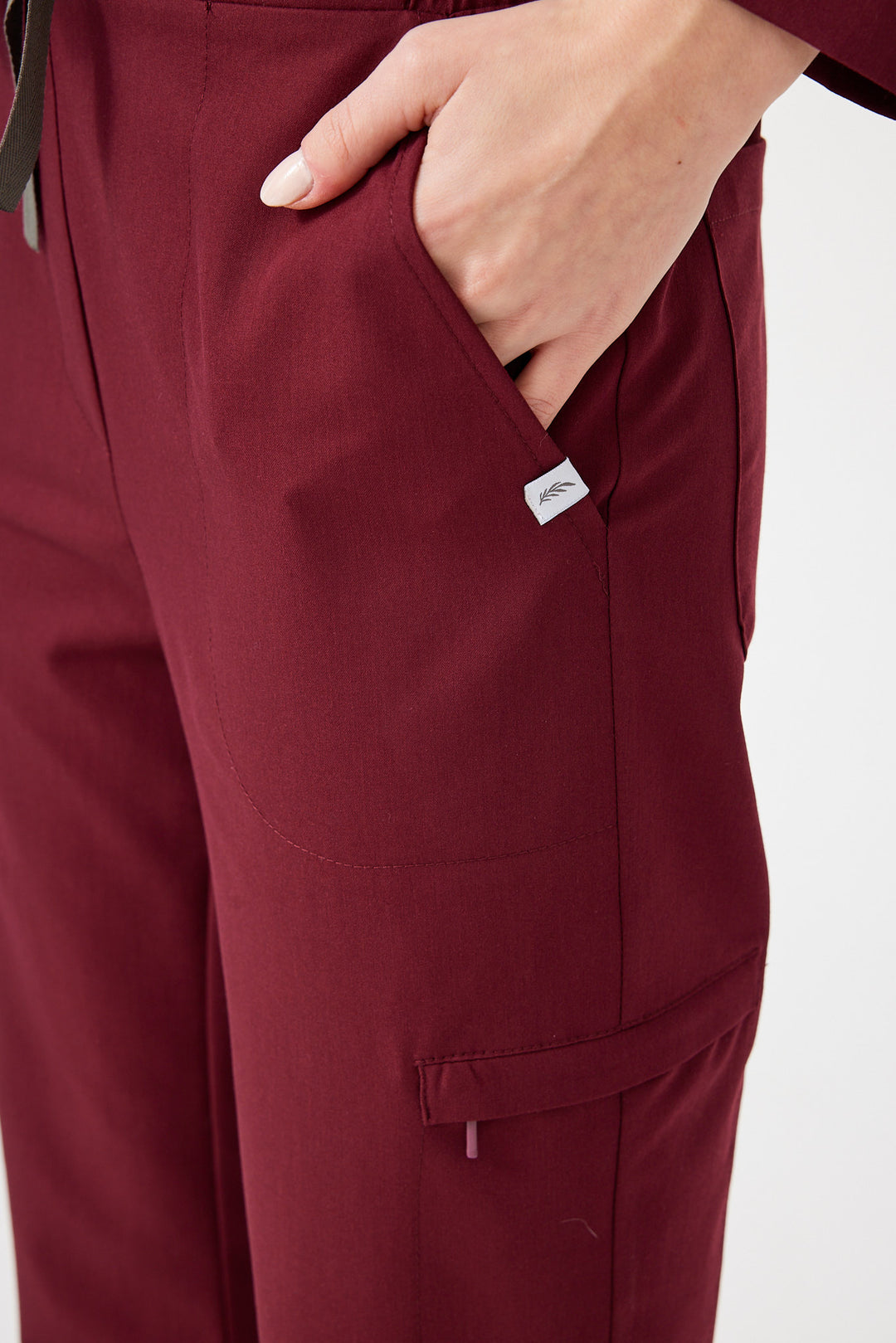 Cosa Citius® Kadın Straight Fit Pantolon - Bordo