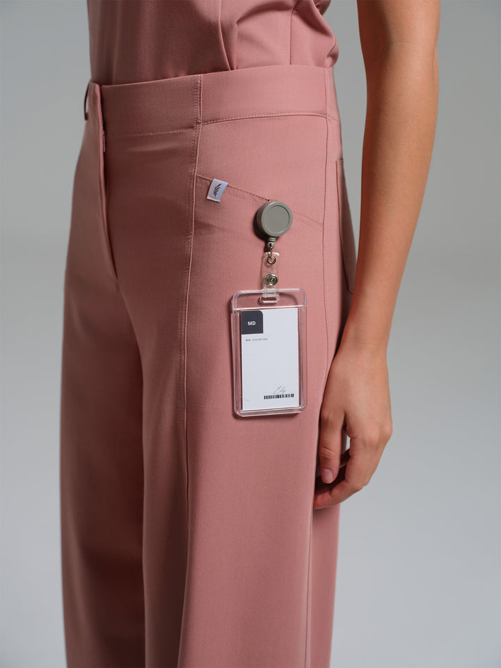 Cosa Atria® Kadın Geniş Paça Pantolon - Pudra