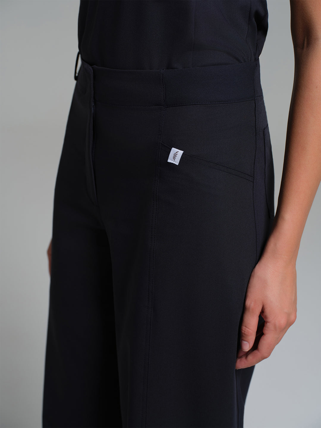 Cosa Atria® Kadın Geniş Paça Pantolon - Lacivert