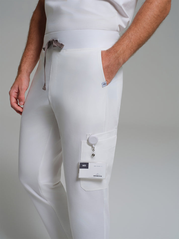 Cosa Atria® Erkek Straight Fit Pantolon - Beyaz