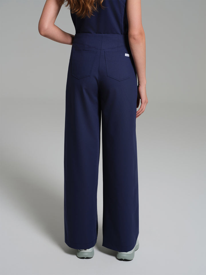 Cosa Atria® Kadın Geniş Paça Pantolon - Açık Lacivert