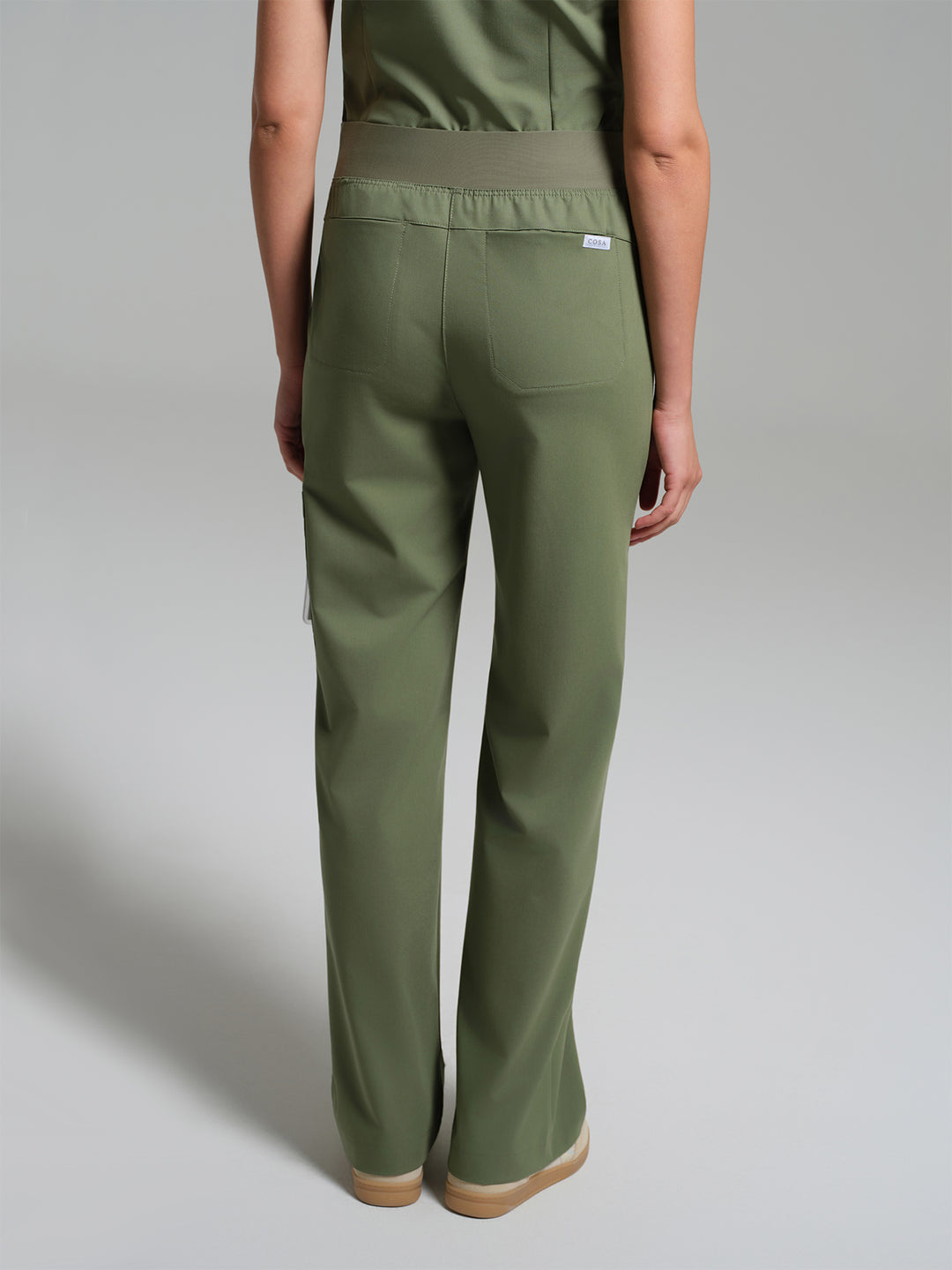 Cosa Lena® Kadın Wide Leg Pantolon - Çağla Yeşili