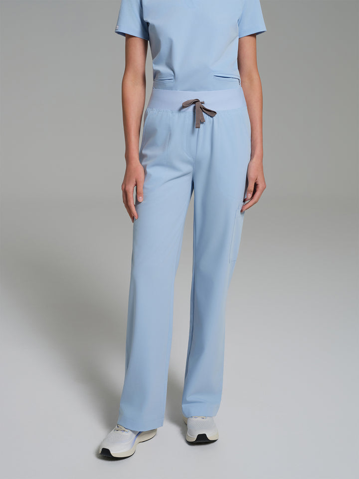 Cosa Lena® Kadın Wide Leg Pantolon - Buz Mavi