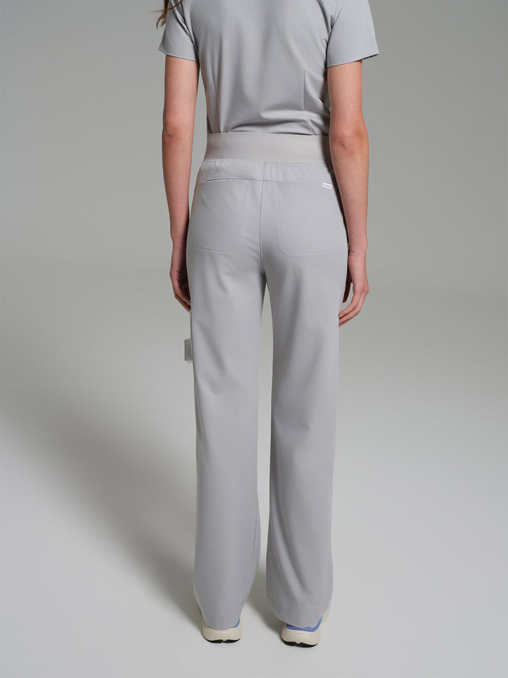 Cosa Lena® Kadın Wide Leg Pantolon - Açık Gri