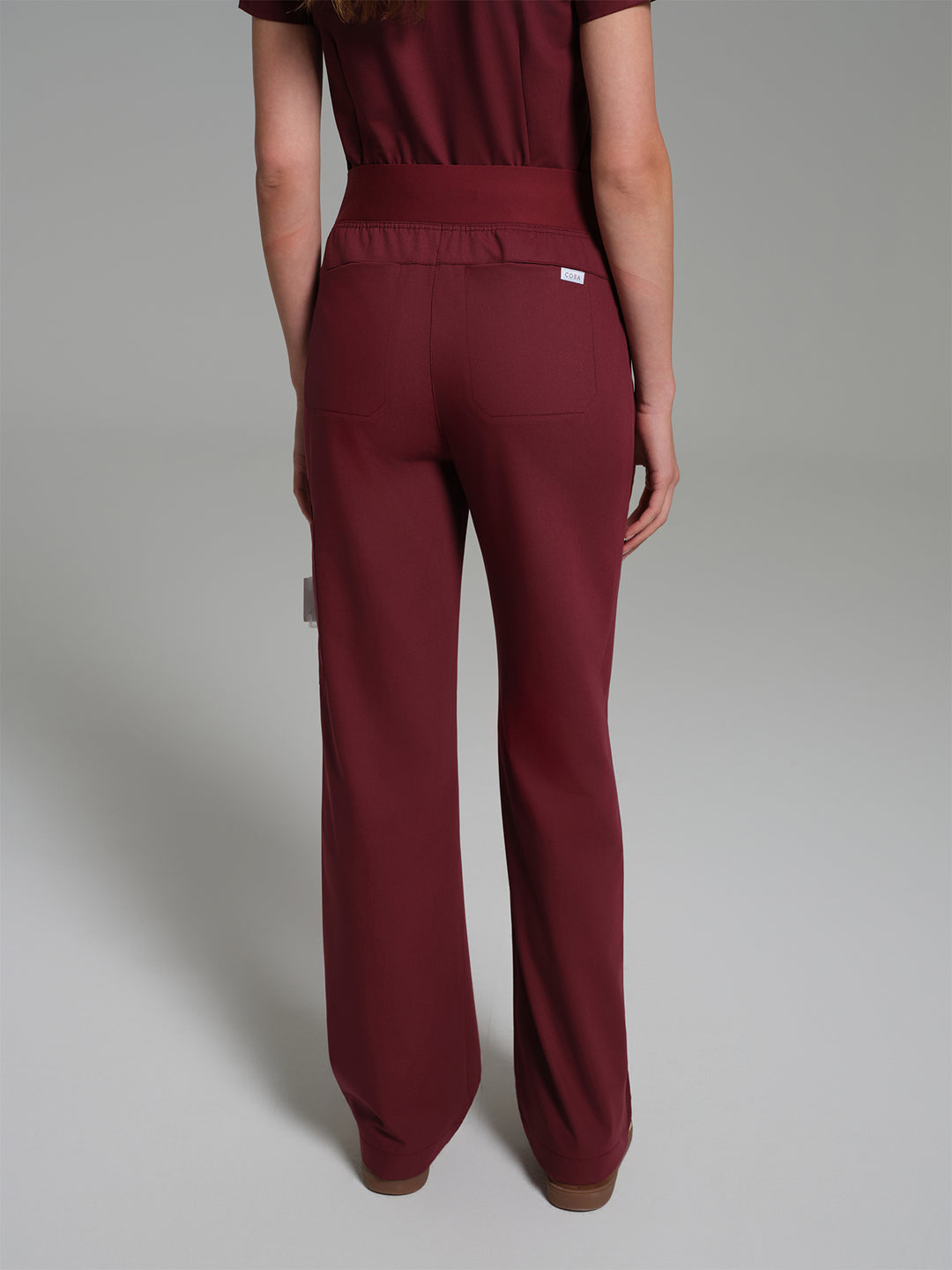 Cosa Lena® Kadın Wide Leg Pantolon - Bordo