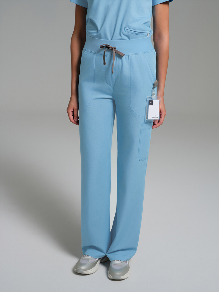 Cosa Lena® Kadın Wide Leg Pantolon - Alaskan Blue