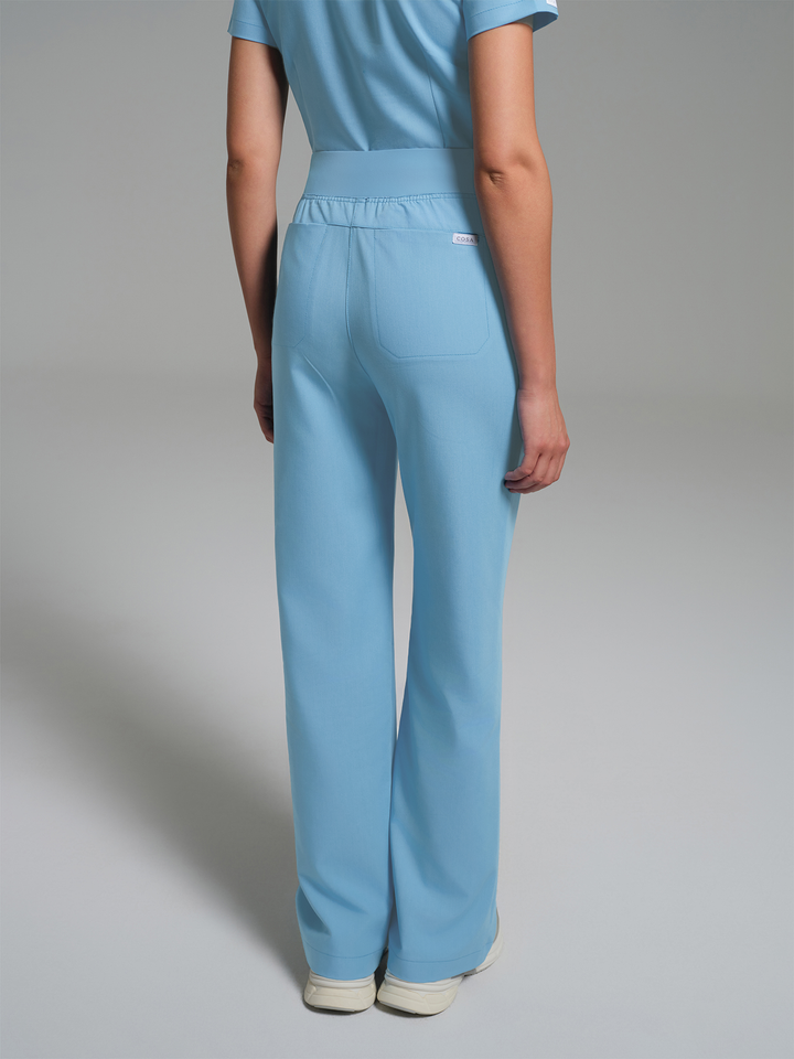 Cosa Lena® Kadın Wide Leg Pantolon - Alaskan Blue