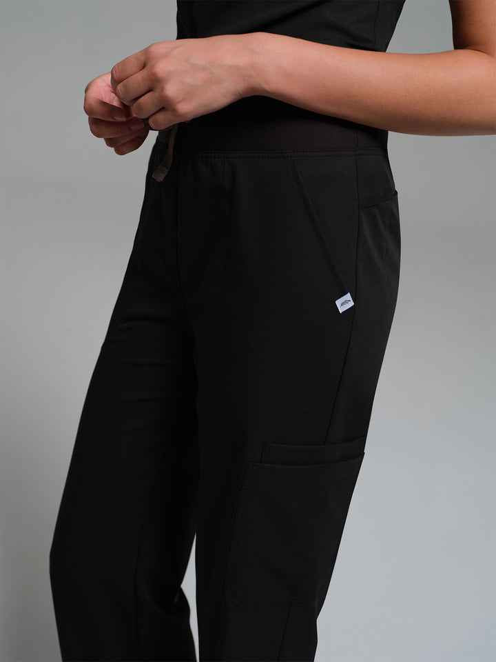 Cosa Lena® Kadın Wide Leg Pantolon - Siyah