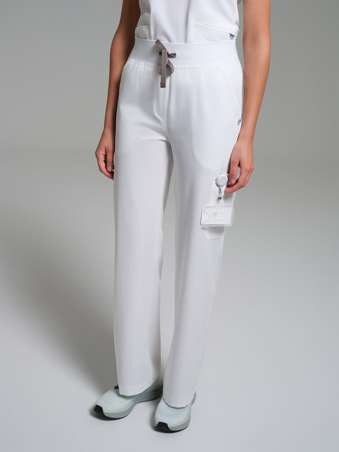 Cosa Lena® Kadın Wide Leg Pantolon - Beyaz