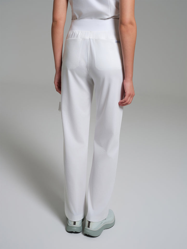 Cosa Lena® Kadın Wide Leg Pantolon - Beyaz
