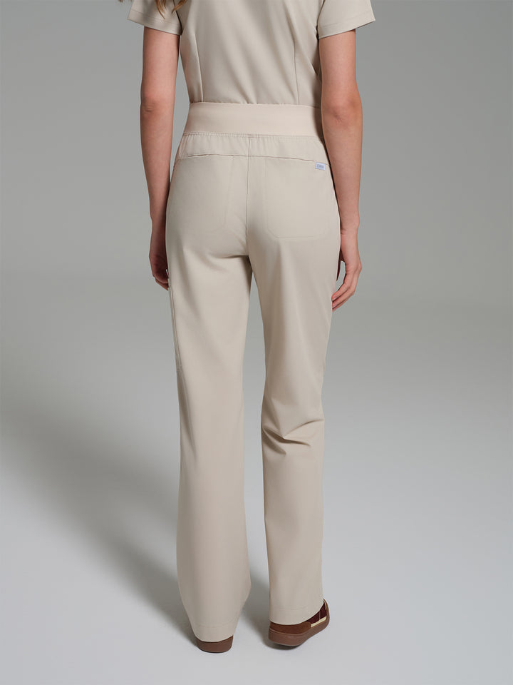 Cosa Lena® Kadın Wide Leg Pantolon - Açık Bej