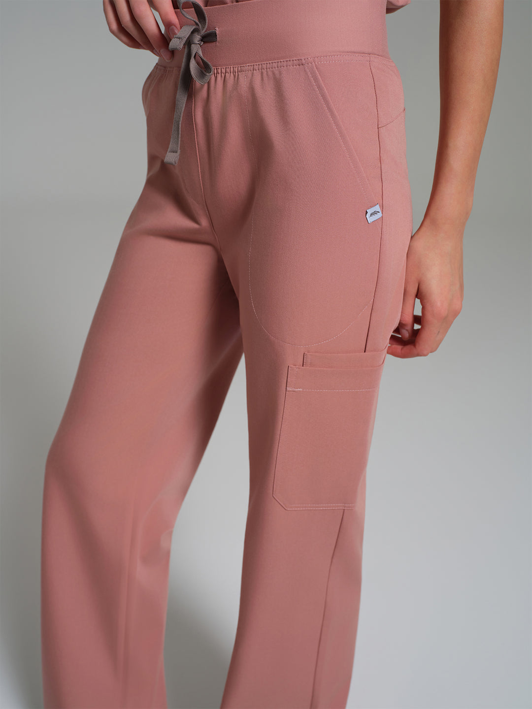 Cosa Lena® Kadın Wide Leg Pantolon - Pudra