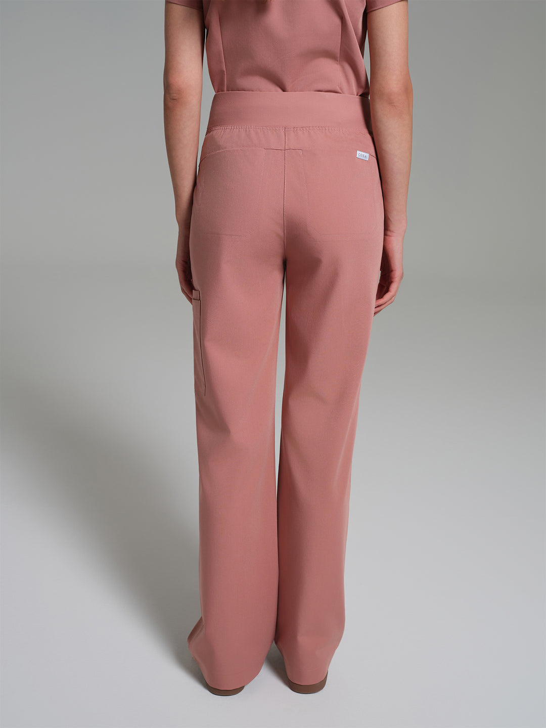 Cosa Lena® Kadın Wide Leg Pantolon - Pudra