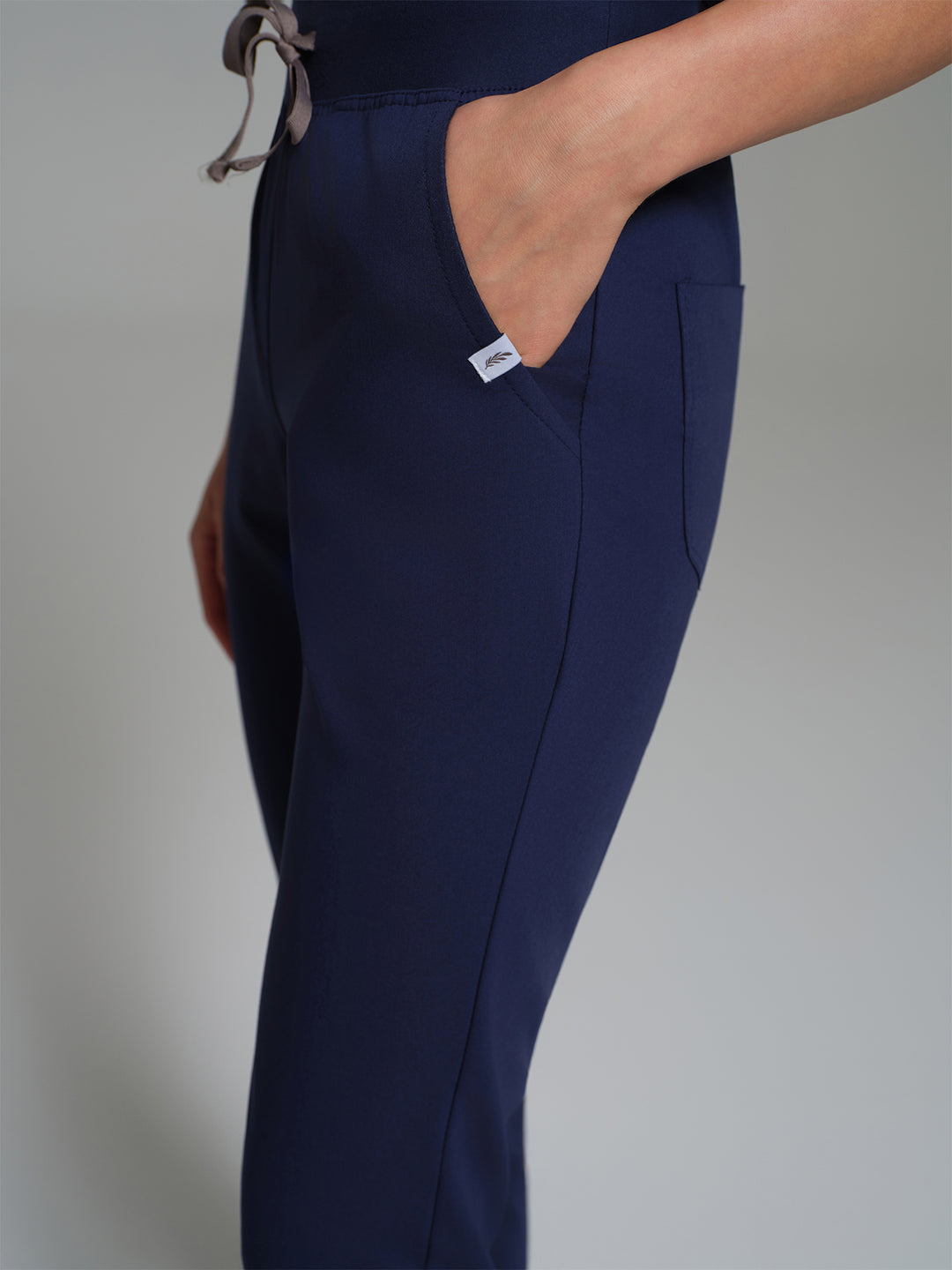 Cosa Etna®  Kadın Ribana Paça Pantolon - Açık Lacivert