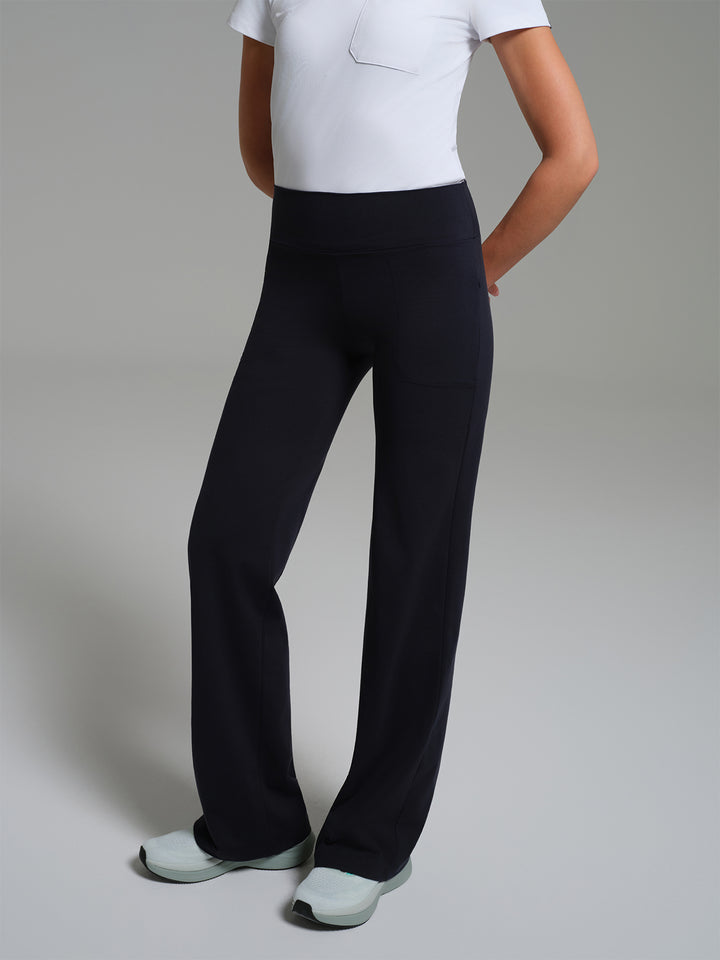 Cosa Move® Kadın Wide Leg Tayt Pantolon - Lacivert
