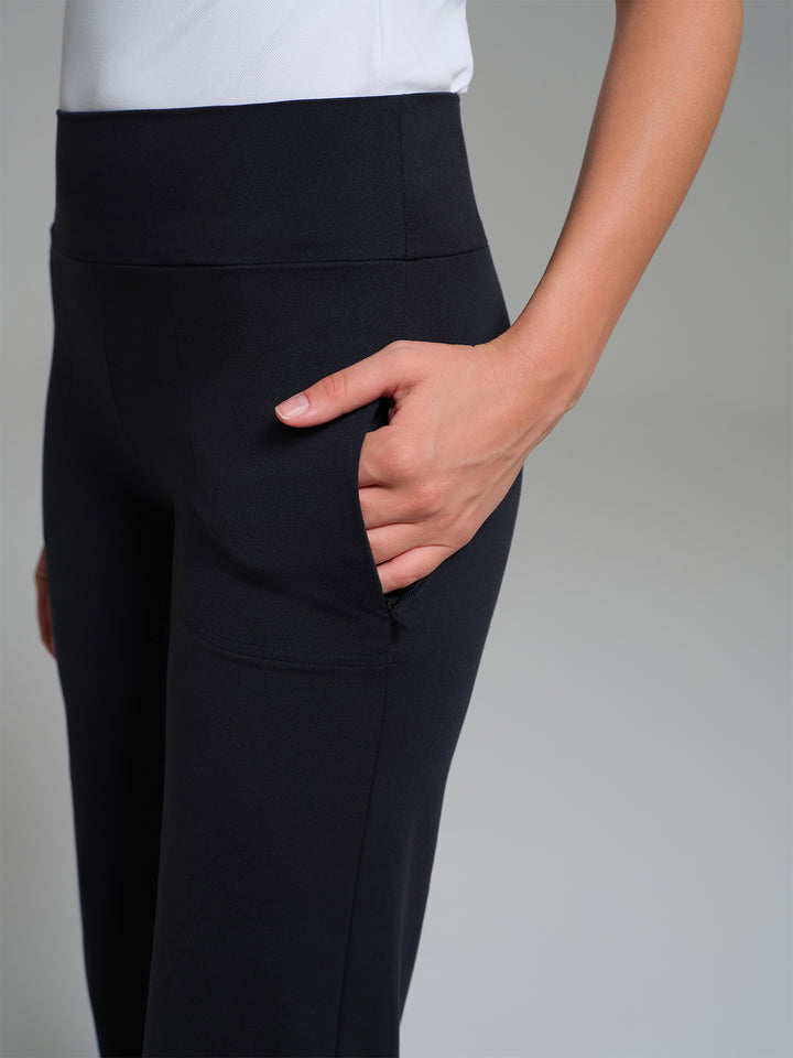 Cosa Move® Kadın Wide Leg Tayt Pantolon - Lacivert