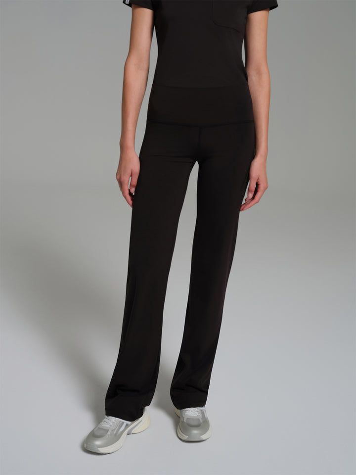 Cosa Move® Kadın Flare Tayt Pantolon - Siyah