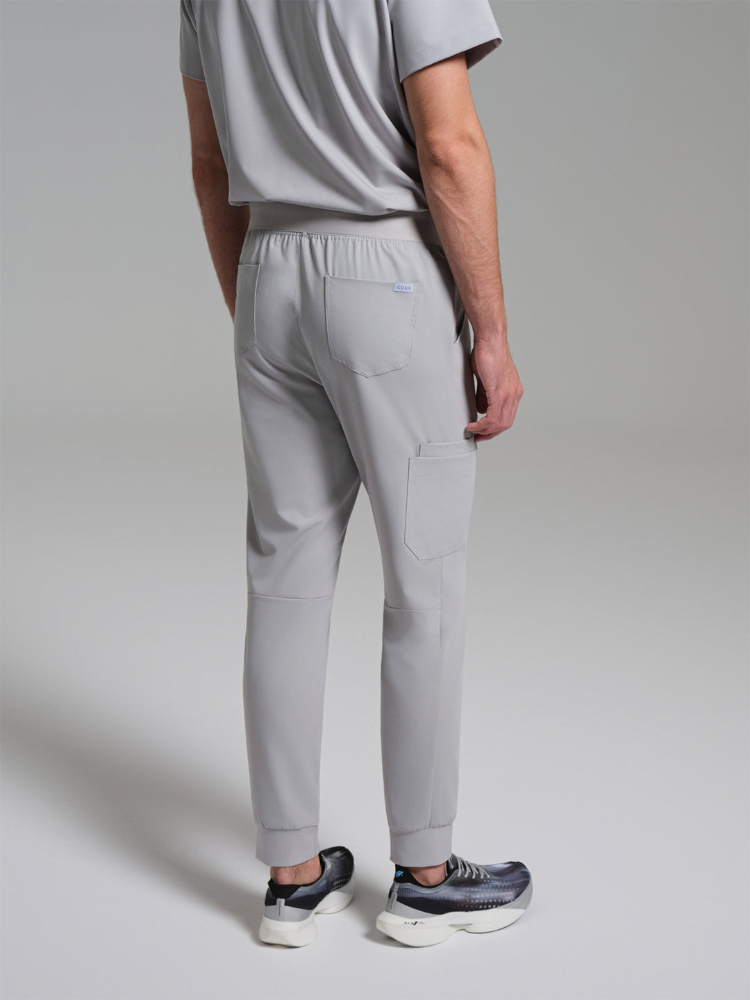 Cosa Etna®  Erkek Ribana Paça Pantolon - Açık Gri