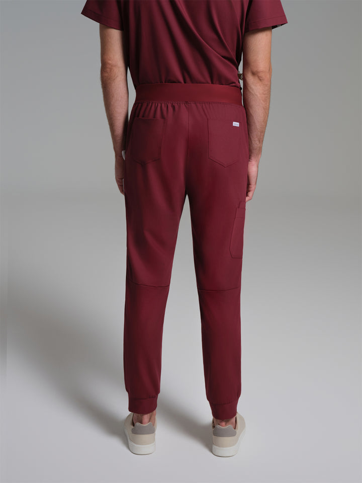 Cosa Etna®  Erkek Ribana Paça Pantolon - Bordo