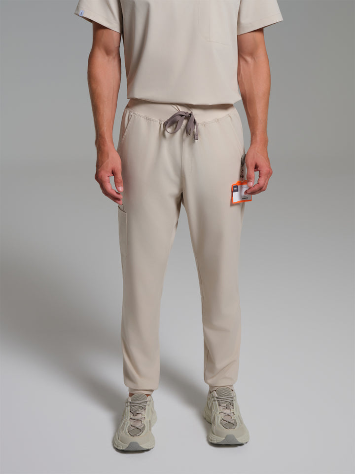 Cosa Etna®  Erkek Ribana Paça Pantolon - Açık Bej