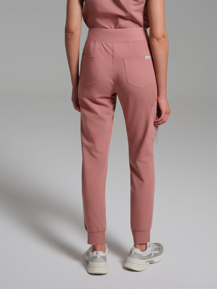 Cosa Etna®  Kadın Ribana Paça Pantolon - Pudra