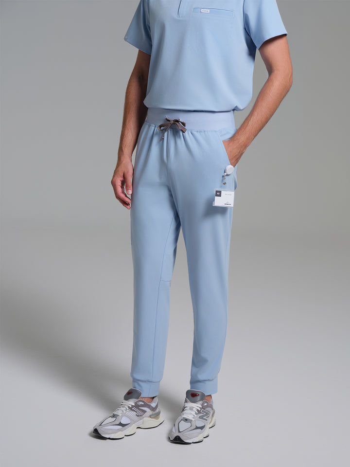 Cosa Etna®  Erkek Ribana Paça Pantolon - Buz Mavi