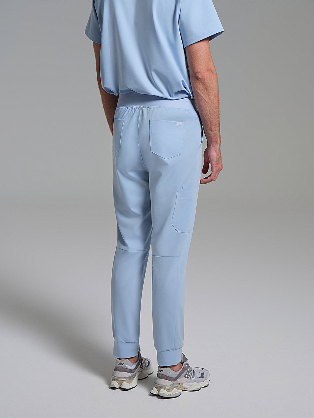 Cosa Etna®  Erkek Ribana Paça Pantolon - Buz Mavi