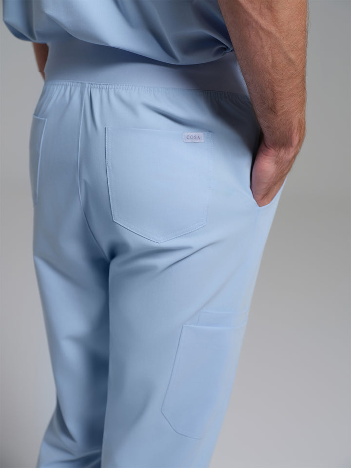 Cosa Etna®  Erkek Ribana Paça Pantolon - Buz Mavi