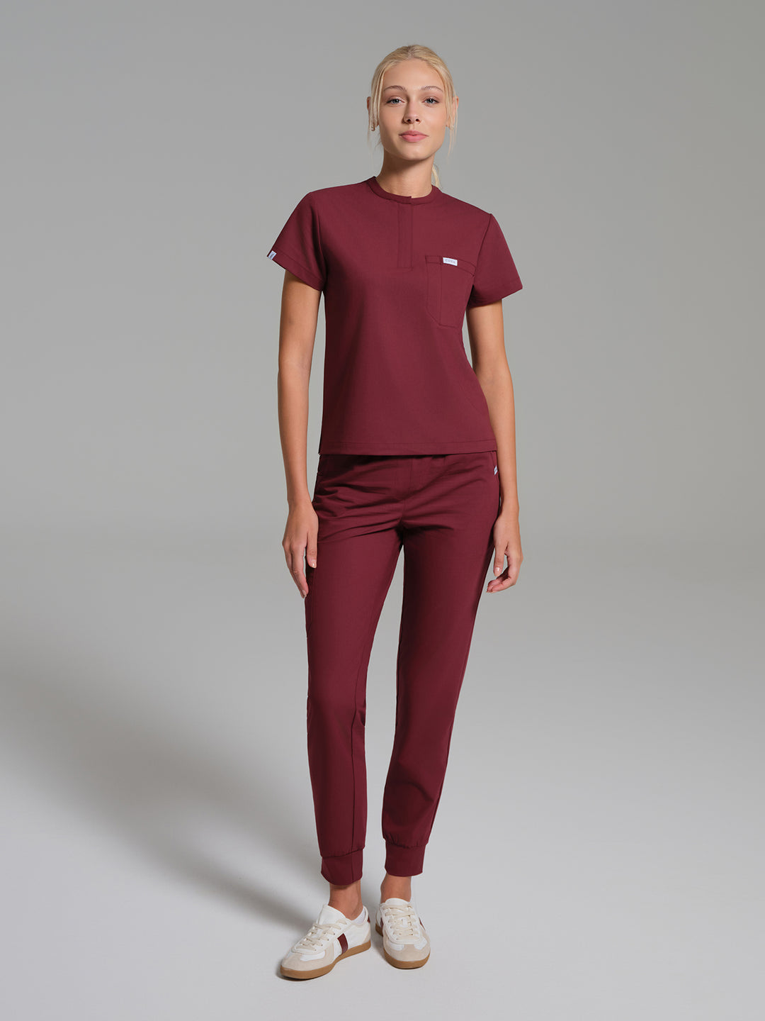 Cosa Etna®  Kadın Ribana Paça Pantolon - Bordo