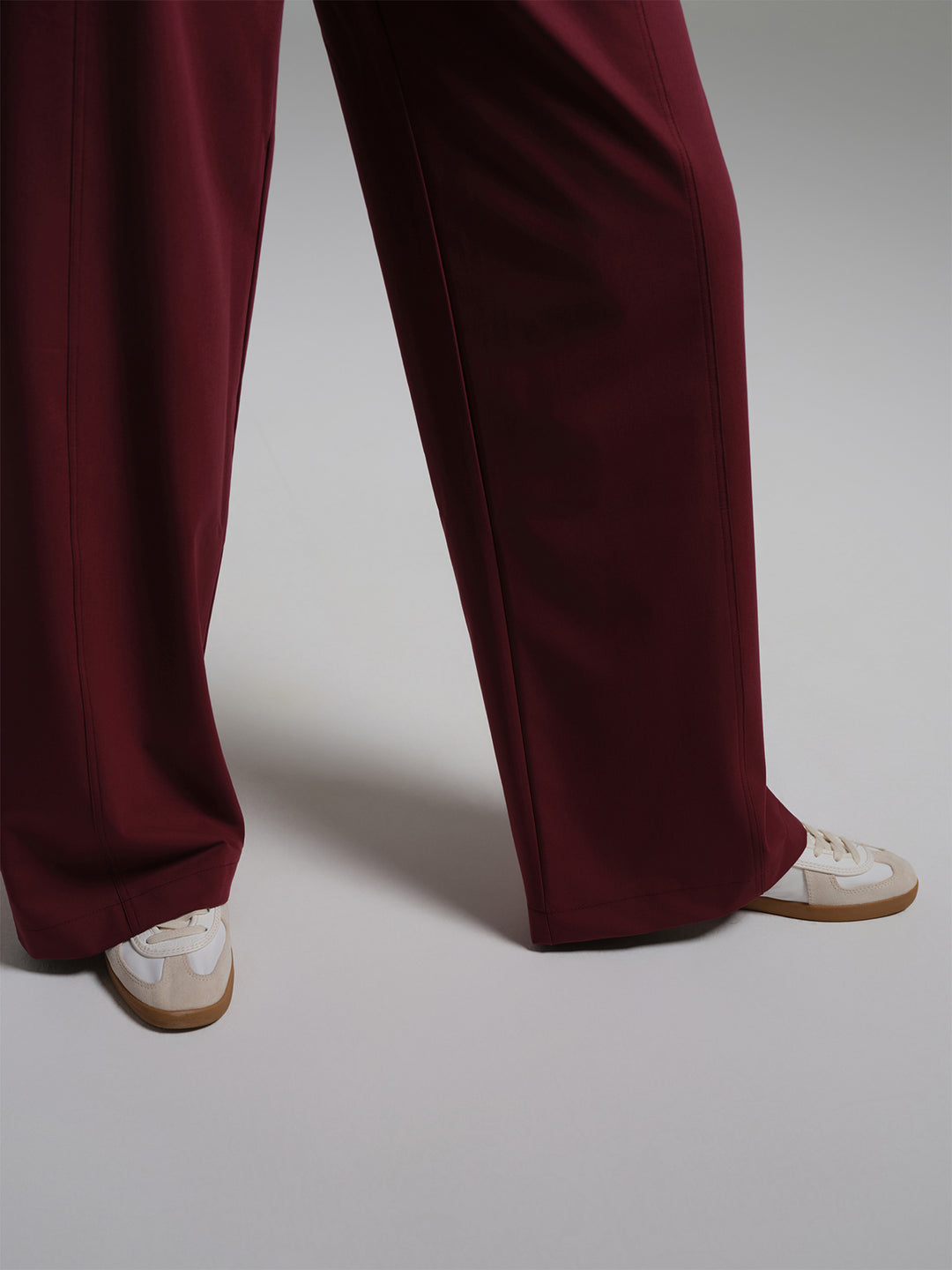 Cosa Atria® Kadın Geniş Paça Pantolon - Bordo