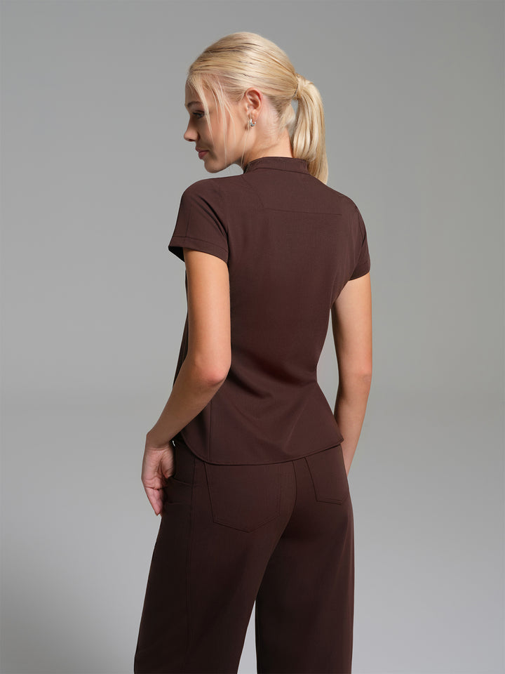 Cosa Atria® Kadın Geniş Paça Pantolon - Kahverengi