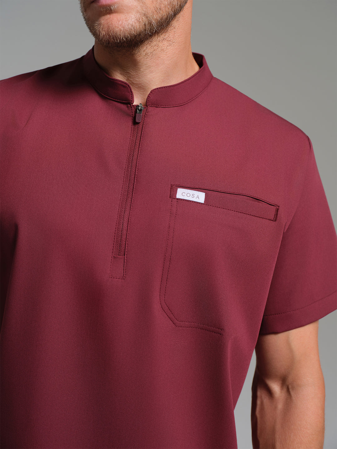 Cosa Atria® Erkek Hakim Yaka Üst  - Bordo