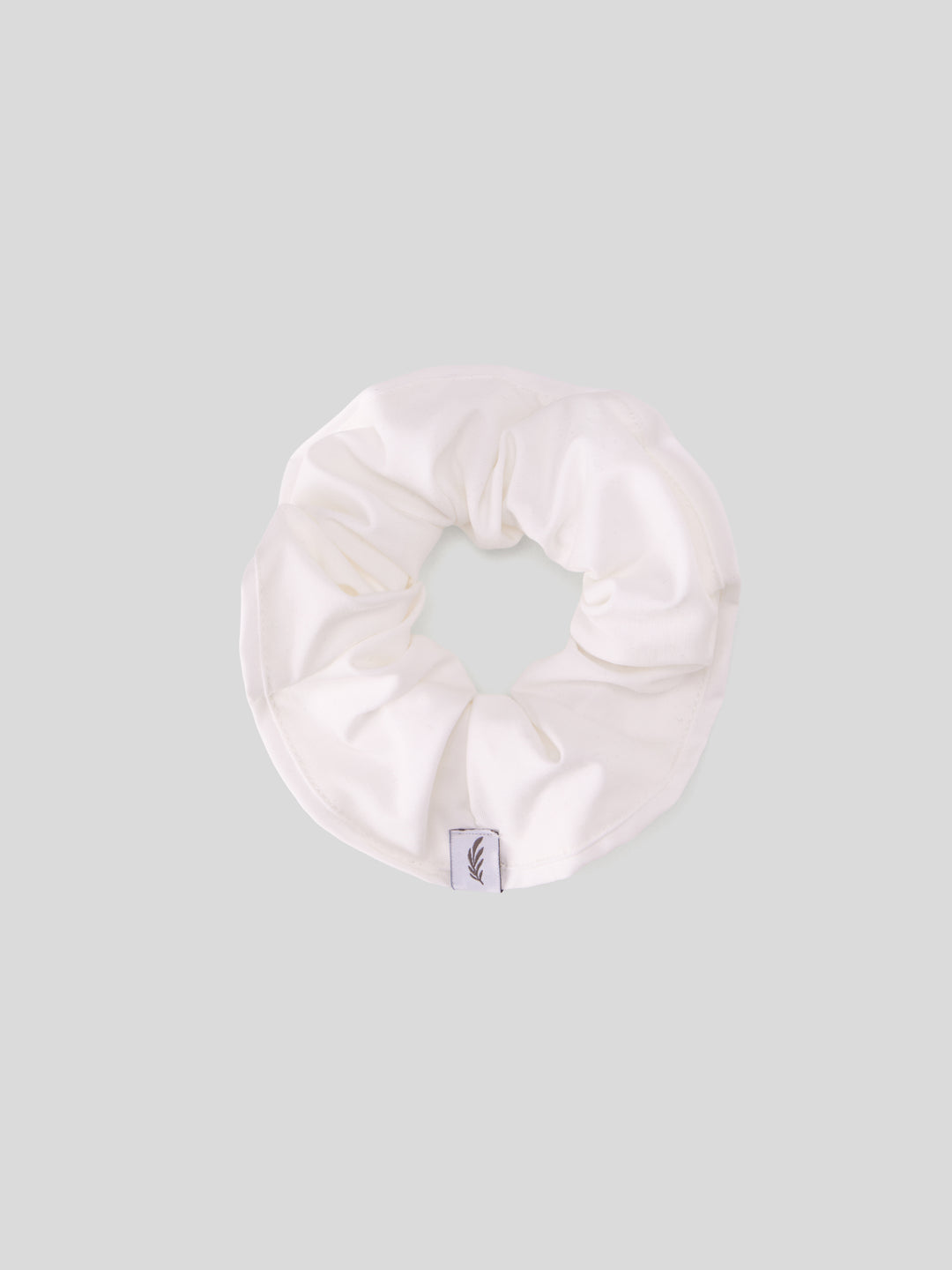 Cosa Scrunchie® Kumaş Lastikli Toka - Beyaz
